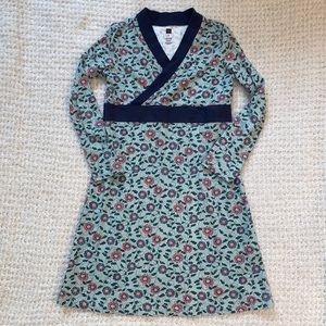 TEA COLLECTION V NECK FLOWER DRESS